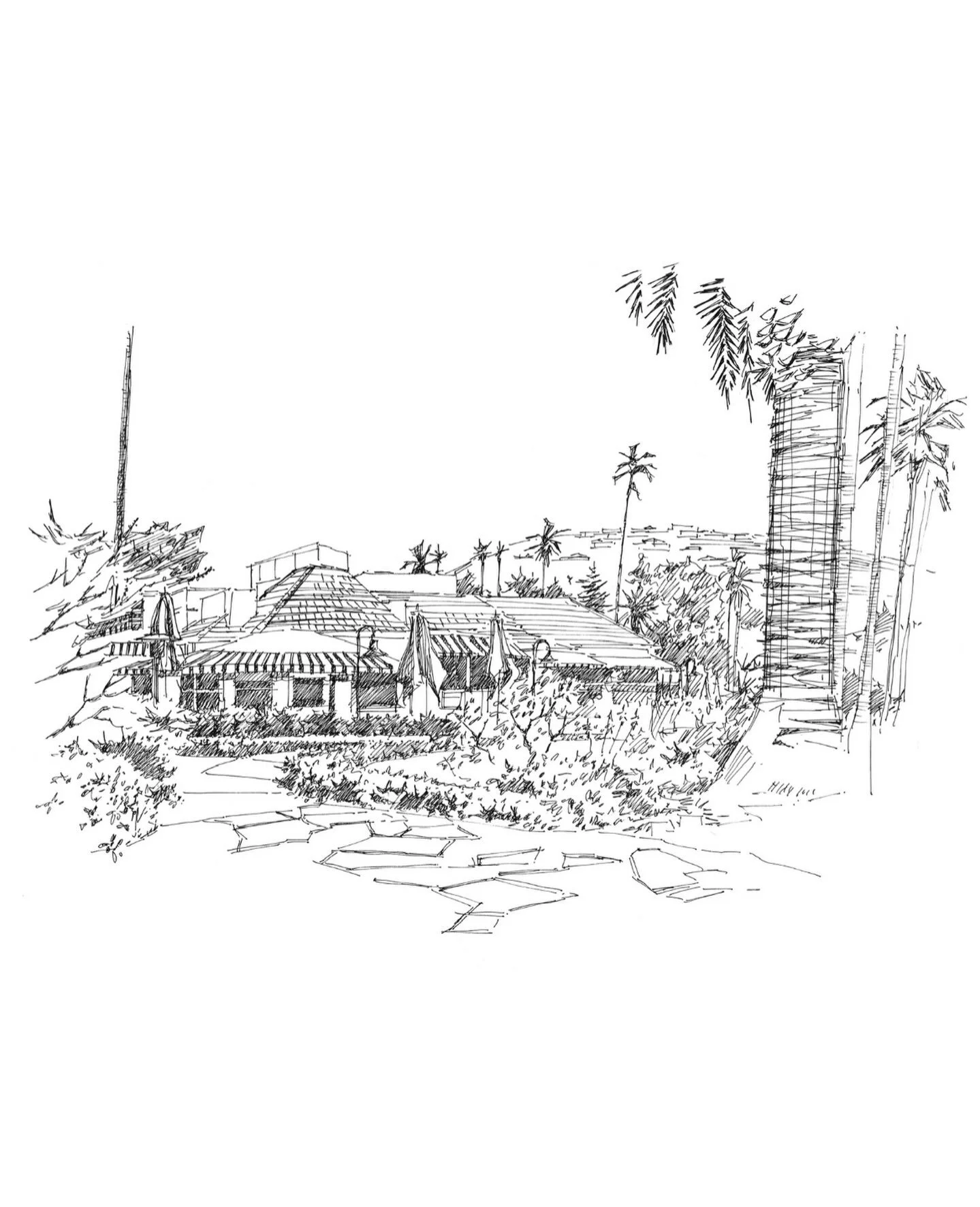Las Brisas, drawn on location from Heisler Park, recently printed to order in my studio, and part of an extensive series of plein air drawings of Laguna Beach.

For the entire Laguna Beach drawing print collection see link in bio.

@lasbrisasrestaura