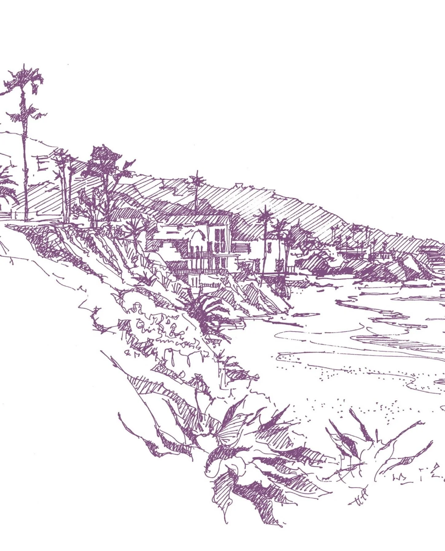 Mondays are better by the coast.
#pleinairdrawing #californiacoast #penandinkdrawing #lagunabeach #urbansketchers