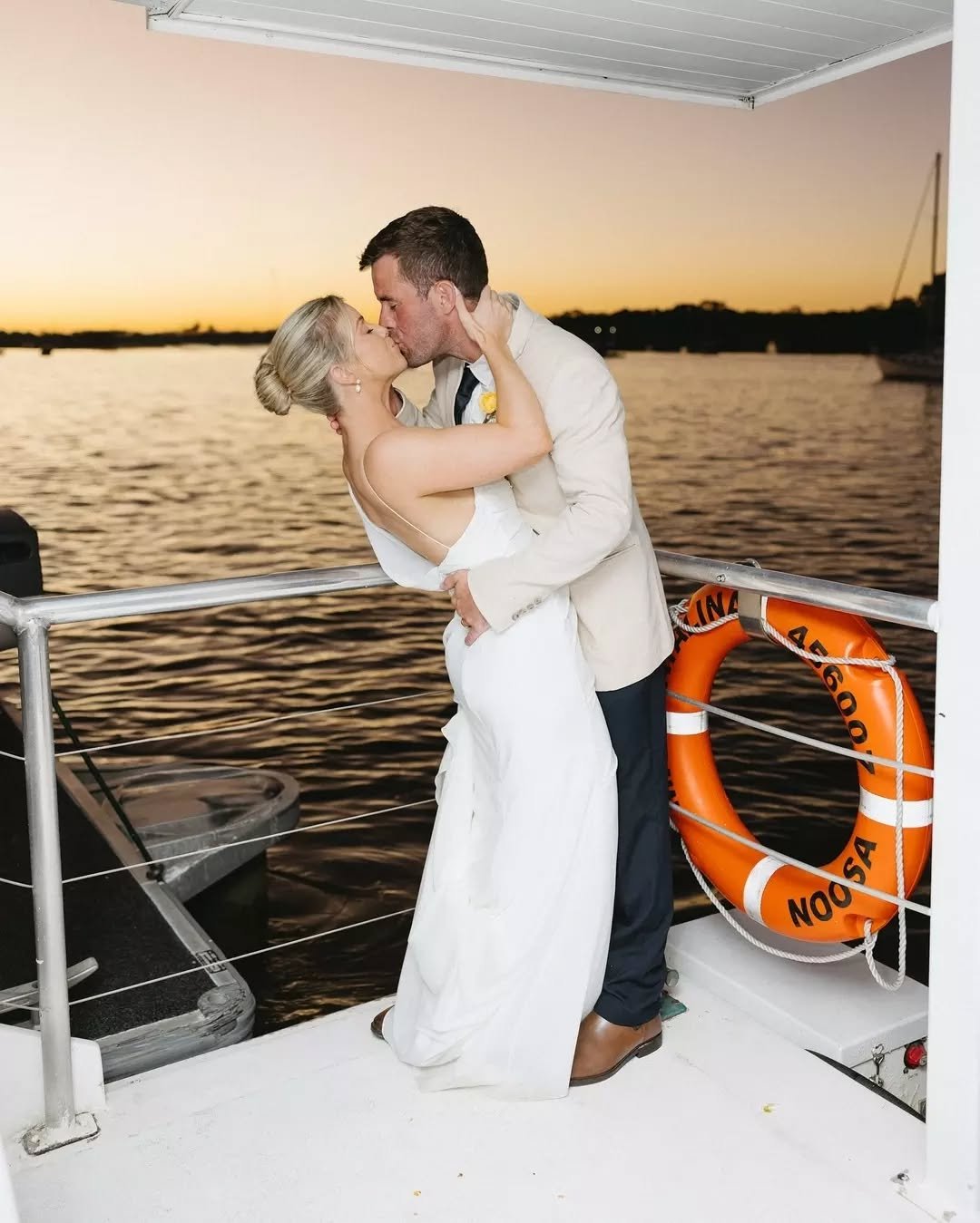 Toast to the Bride &amp; Groom 🍾

To enquire about our bespoke wedding packages follow the link in our bio or via email events@catalinanoosa.com.au. 2025 key dates filling fast, 2026 open.