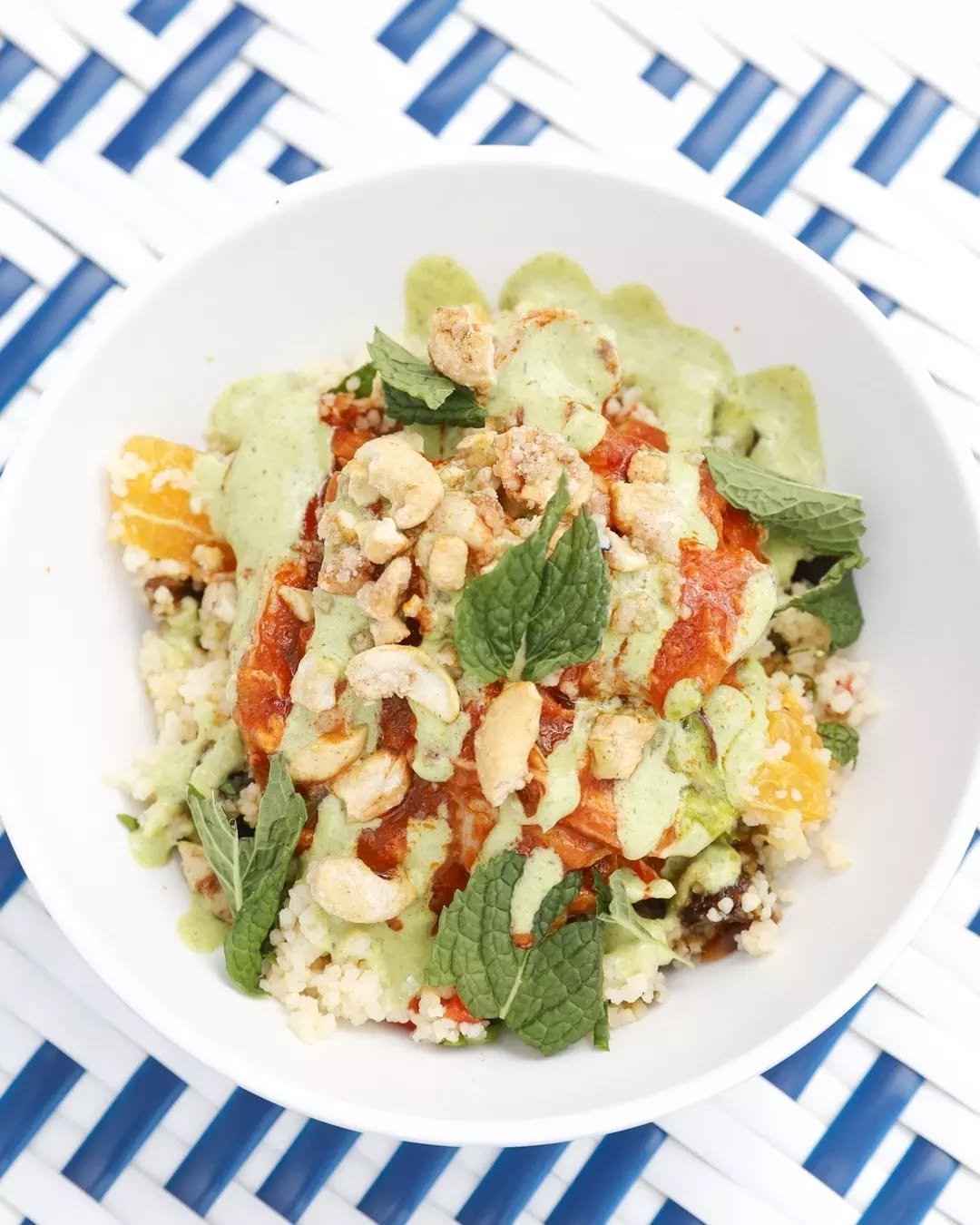 And for the vego&rsquo;s a green goddess bowl to compliment your sunset experience.