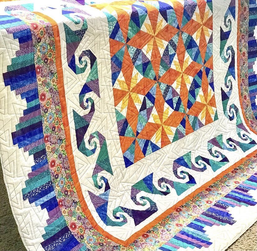 Grand Central quilt pieced by Michele S