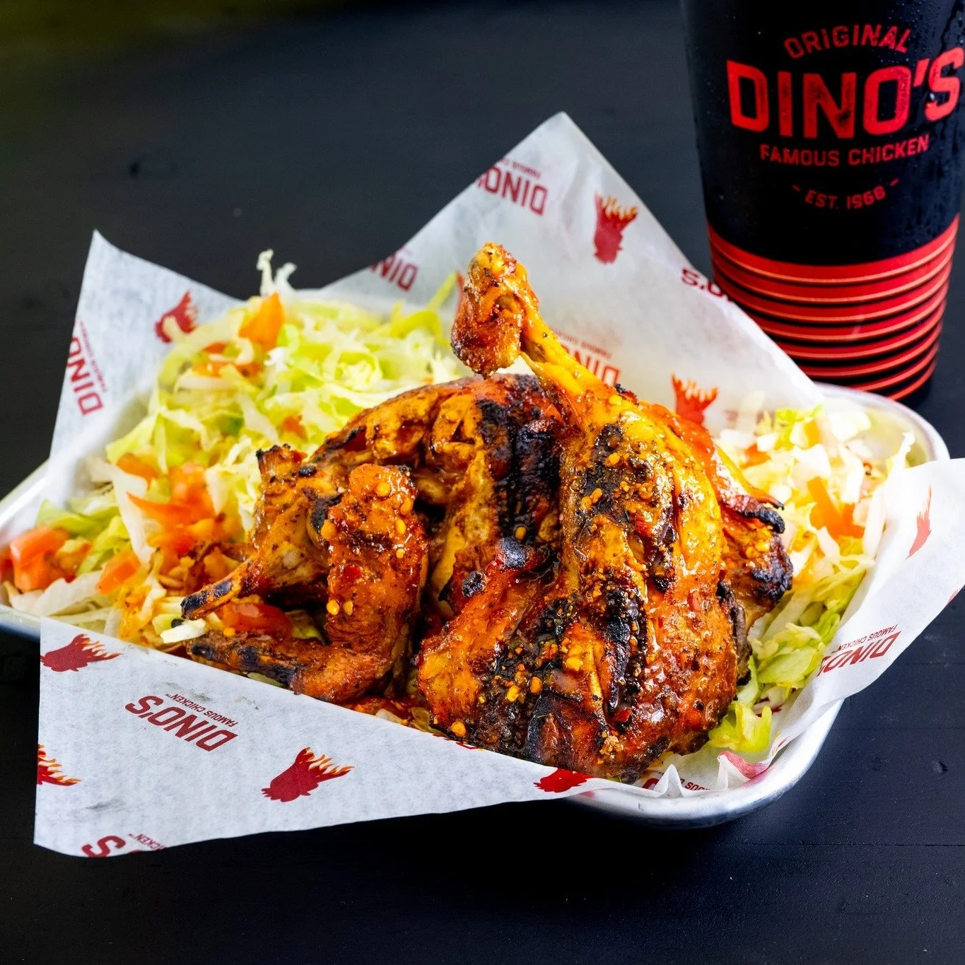 Dino's OG with Salad to keep it high protein and low carb. And then you can still satisfy that craving for Dino's Famous Chicken! 

#DinosOG #DinosOGRecipe #DinosOGChicken #losangeleseats #losangeles #DinosOriginal #DinosLA #DinosPicoRivera #lowcarb 