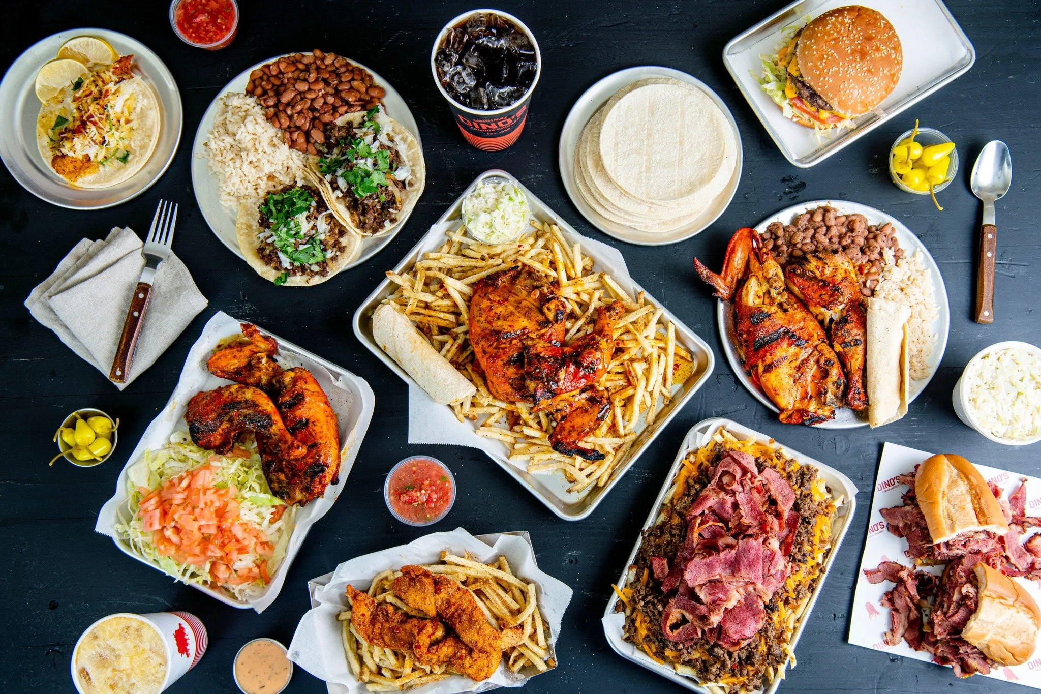 Grab a full spread of delicious Dino's Famous Chicken this weekend! 

#🍗 #🐔 #DinosOG #DinosOGRecipe #iykyk
#DinosOGChicken #losangeleseats #losangeles
#DinosOriginal #chicken #DinosLA #DinosPicoRivera