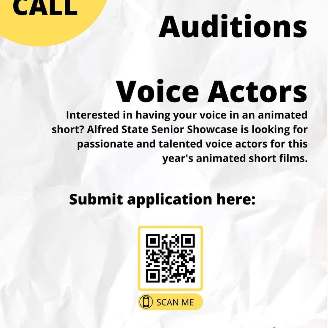 My Senior project students are looking for voice actors for their animations. 
Volunteer to help make there projects great!!
