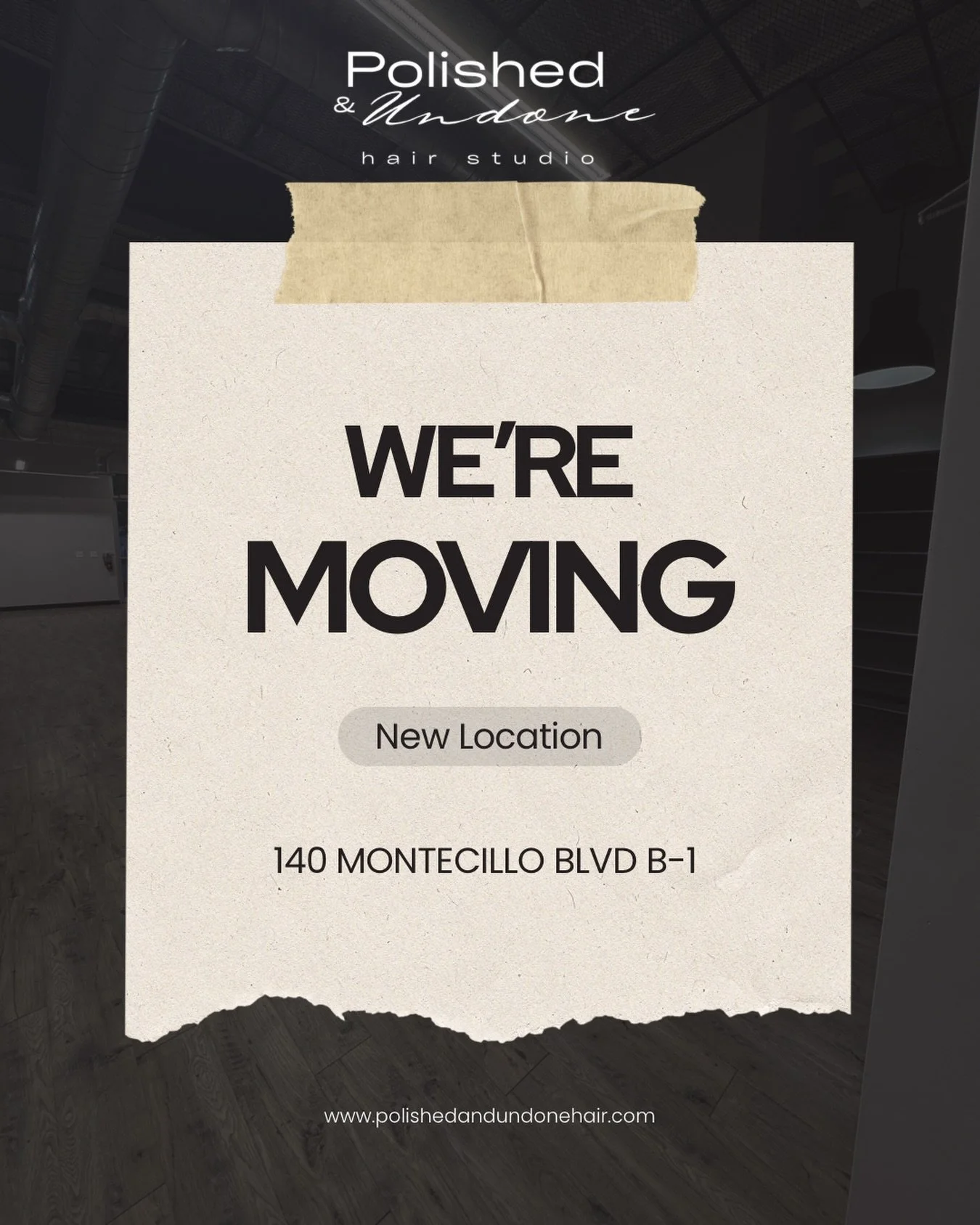 Hello everyone as of 5/12/26 I will be at my new location. My new studio will look familiar to some of you and it&rsquo;s where most of us first met! I can&rsquo;t wait for you all to see our new home!!