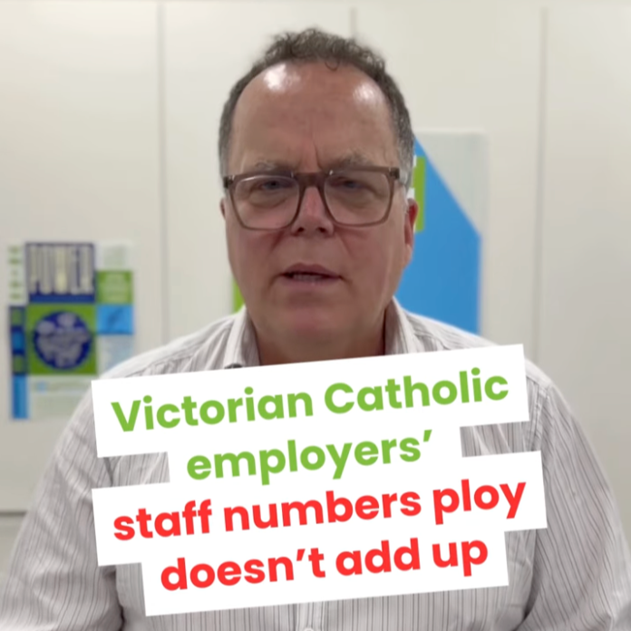 Victorian Catholic campaign update from General Secretary David Brear