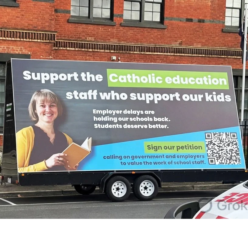 Victorian Catholic campaign message hits the road!