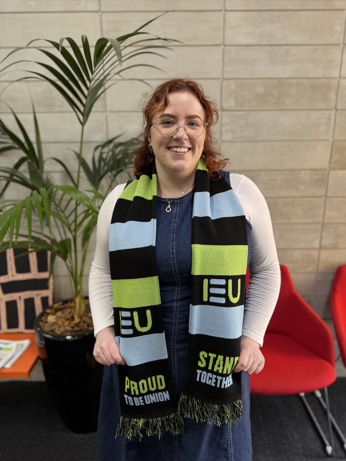 IEU Footy Stripe Scarf