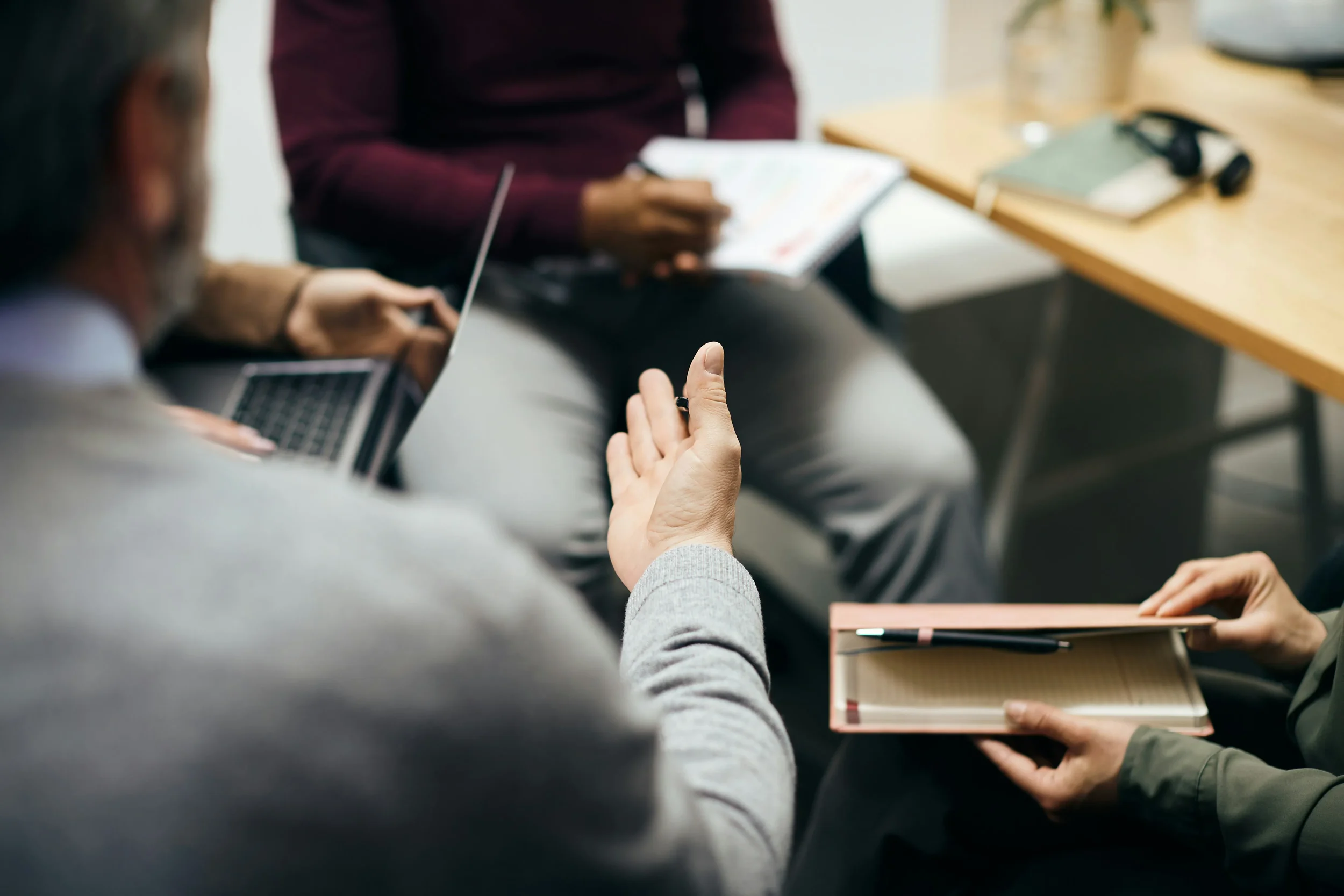 Therapists in the JTSN Training Program discuss bridging the gap between journalism and mental health.