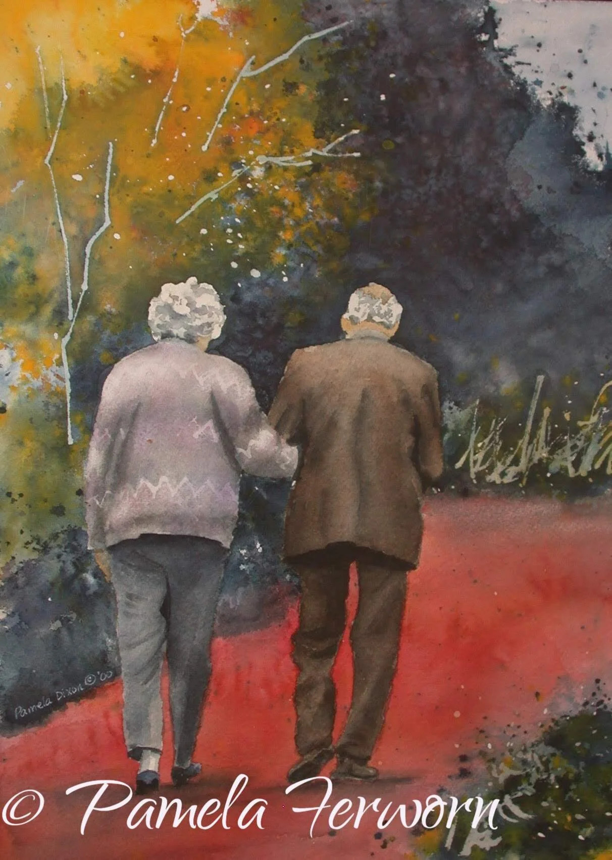 "G & G" - Collection of the Artist. Featuring the artists grandparents.