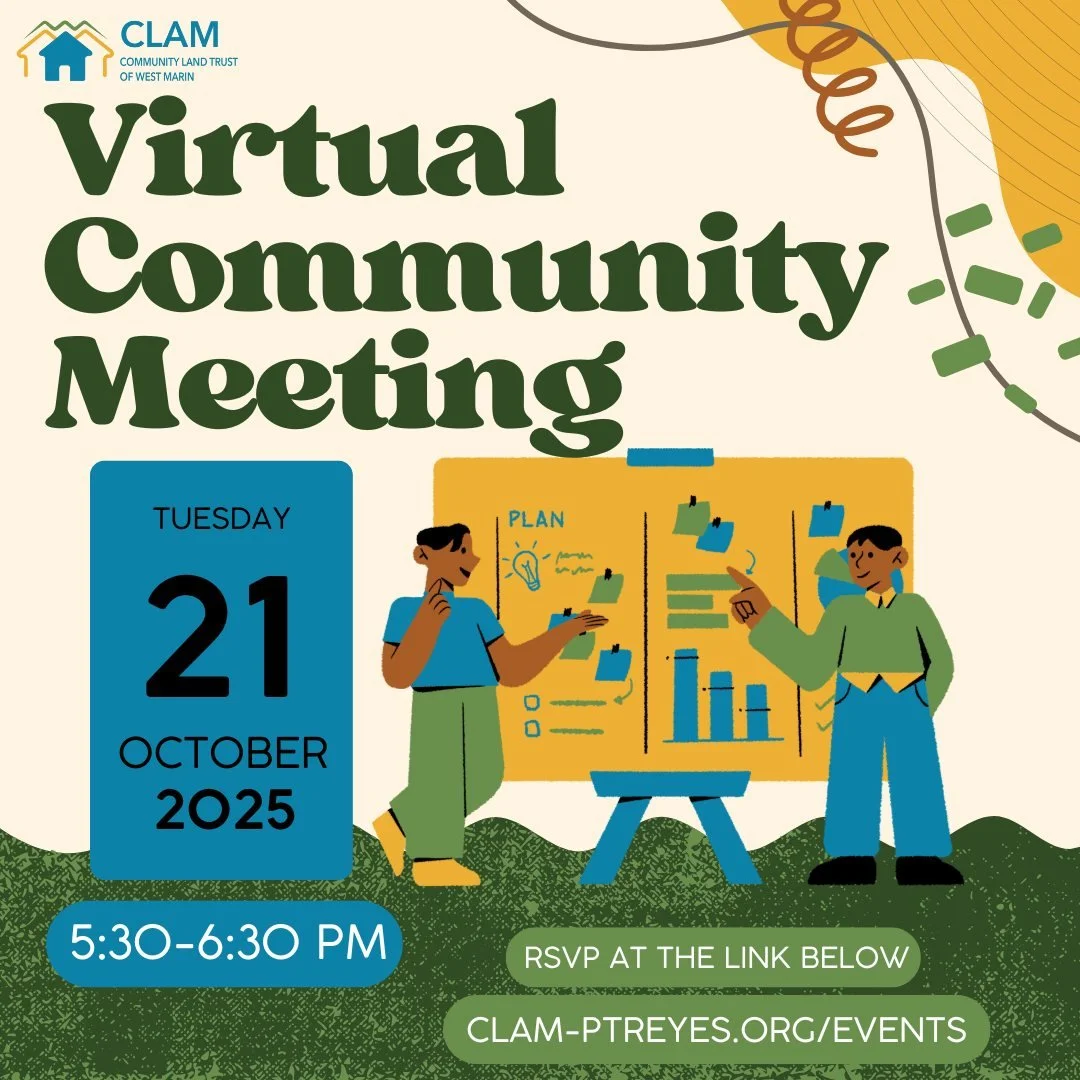 🗓🤝Join us for a Virtual Community Meeting on Tuesday, October 21, from 5:30-6:30 pm on Zoom. This is your opportunity to hear important updates on our affordable housing projects, connect with neighbors, and share your questions or comments directl