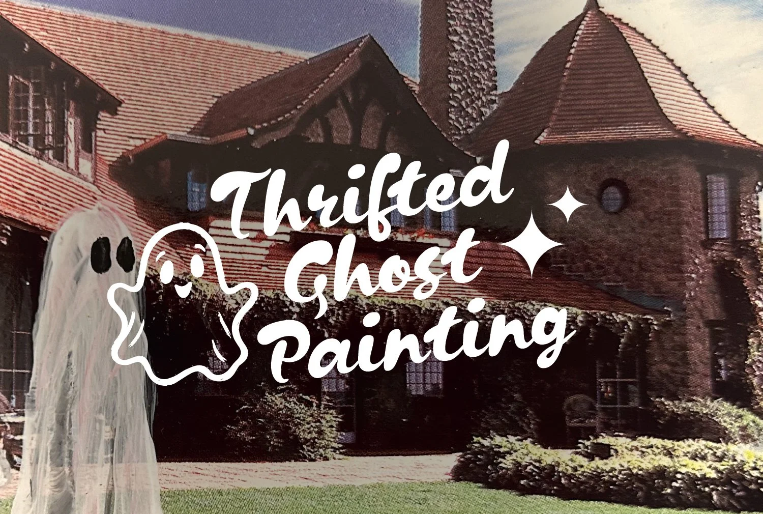 Thrifted Ghost Painting