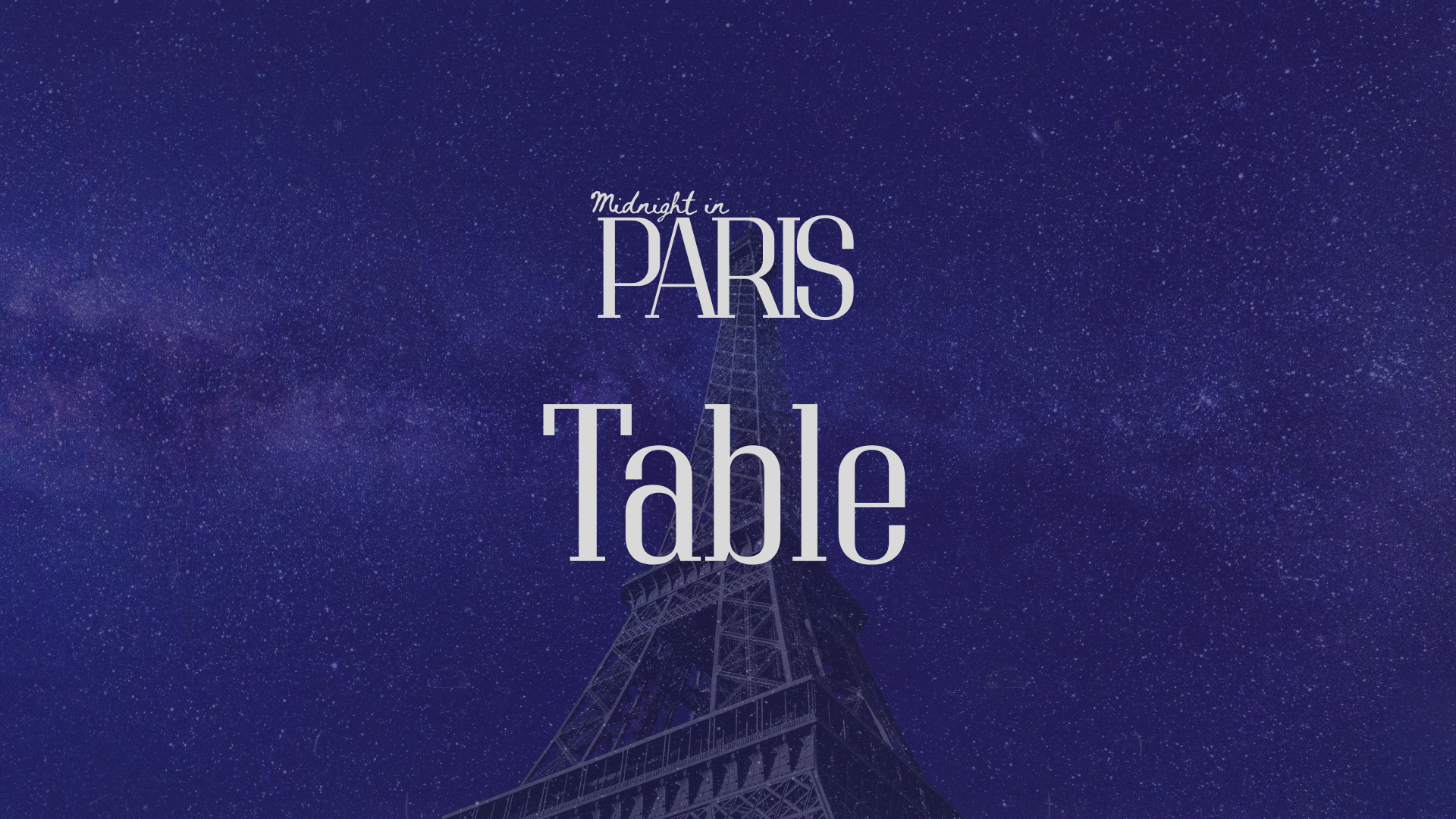 New Years Eve: Midnight in Paris