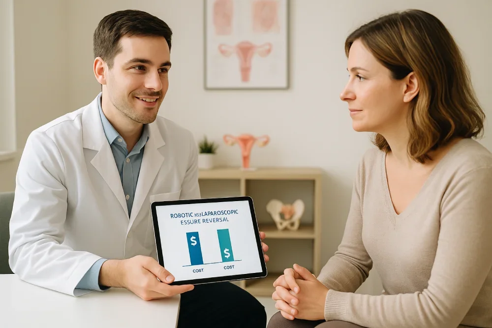 Robotic vs. Laparoscopic Essure Reversal: Comparing Costs