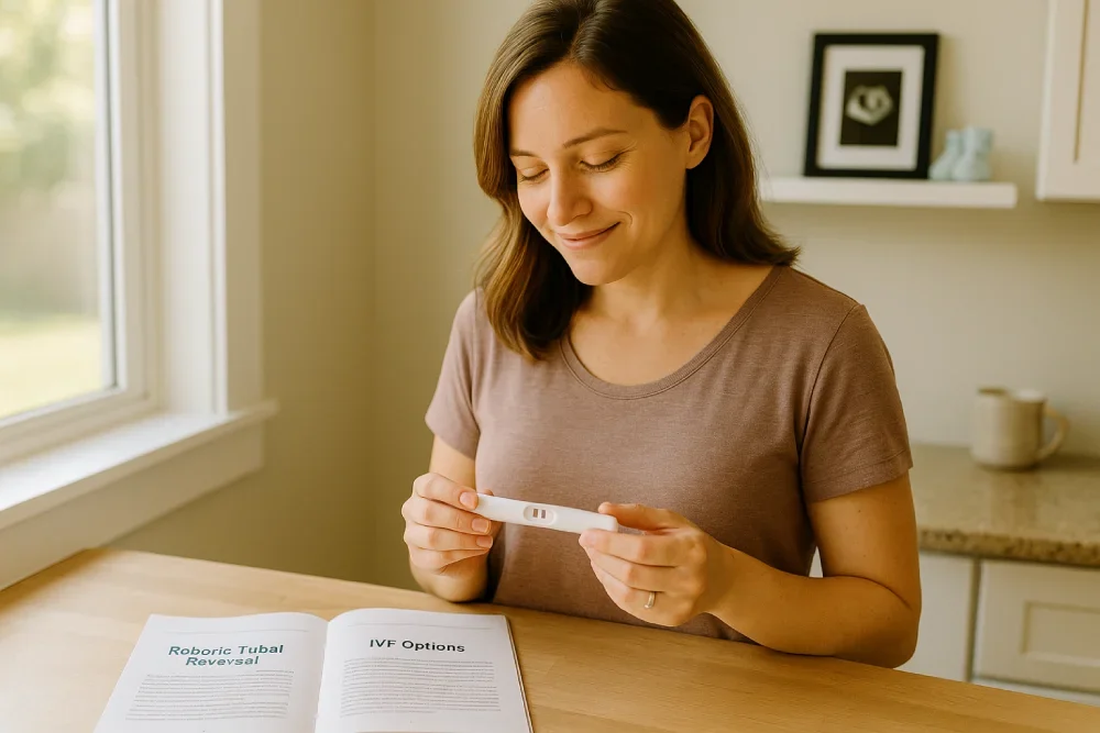 Pregnancy Rates After Robotic Tubal Reversal vs IVF