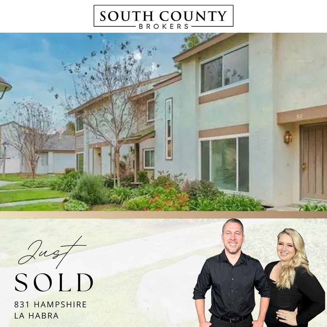 Sold! Congratulations to our buyers on the purchase of this wonderful 3 bedroom condo in La Habra. It&rsquo;s a tough market for buyers right now and lots of multiple offer situations. Glad we were able to edge out the competition and sail through es