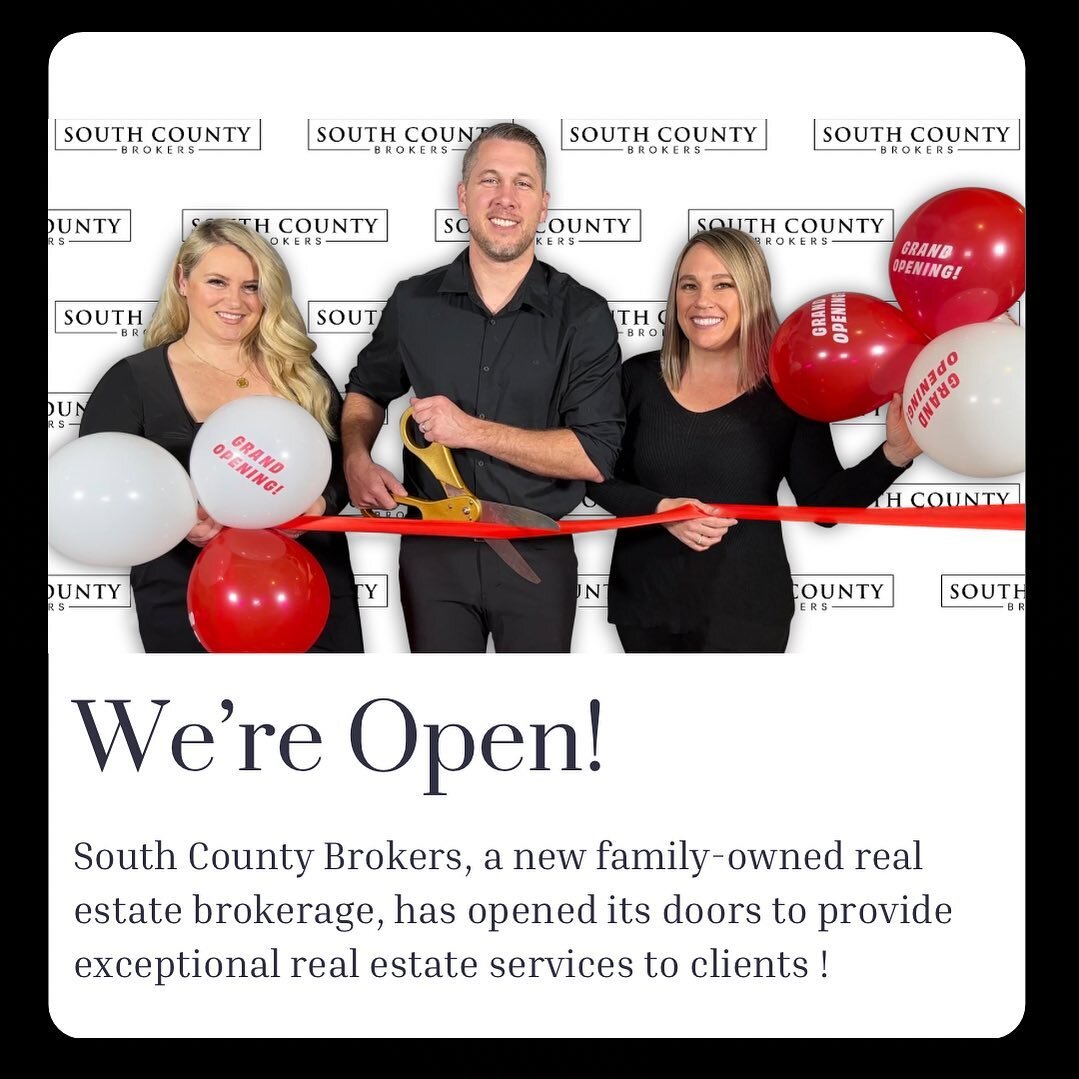 South County Brokers, a new family-owned real estate brokerage, has opened its doors to help you find your dream home! The company's mission is to provide unparalleled service to clients while incorporating our strong family values.
The team behind S