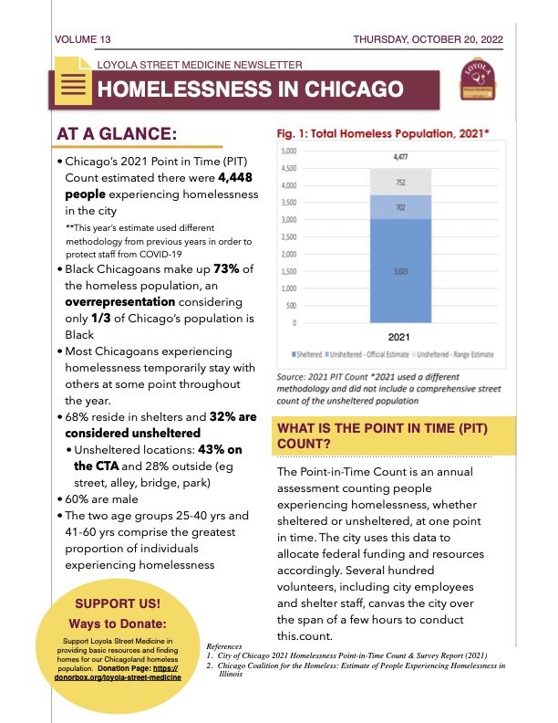 Volume 13 - Homelessness in Chicago — Loyola Street Medicine