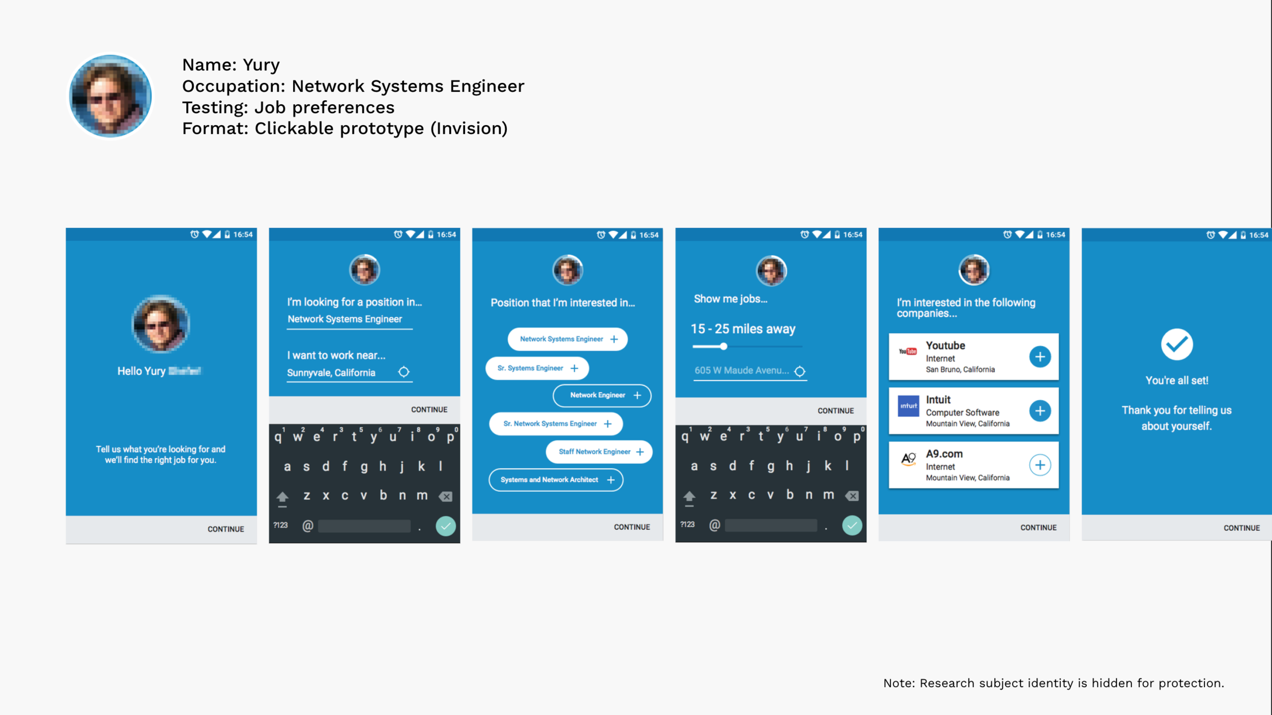 An onboarding experience we used for user-testing to understand our member's expectations.