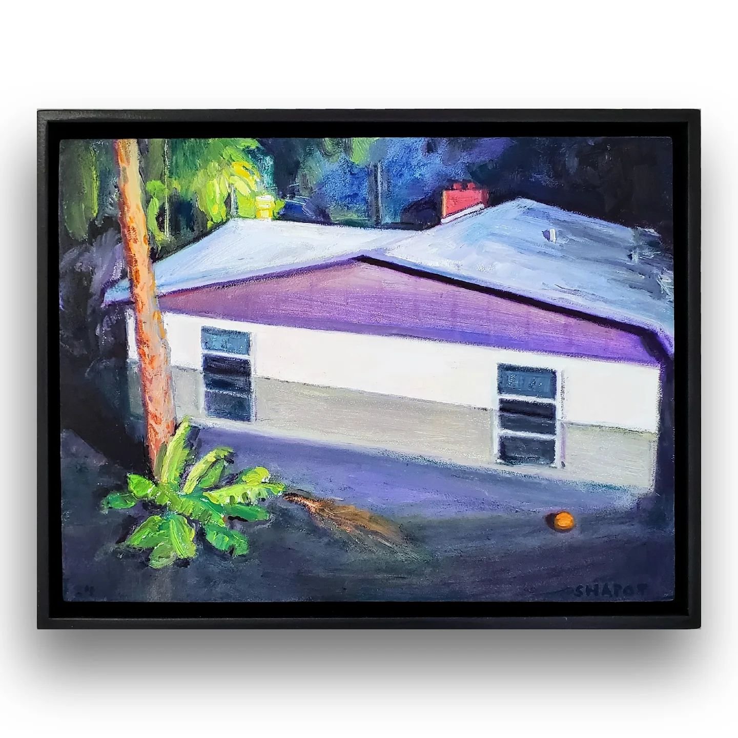 Here is my contribution to the current group art exhibit &quot;HOME&quot; at @shapot_artgallery , now on display until November 30th!

&quot;Half Empty&quot;
Oil on panel (framed) 
9in x 12in
2024
(Available) 

JOIN US for the closing reception for H