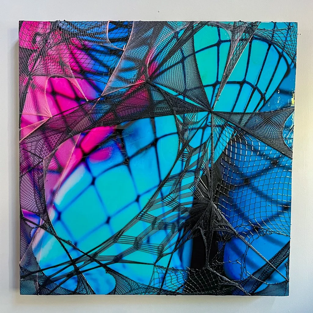 Fishnet Resined Canvas