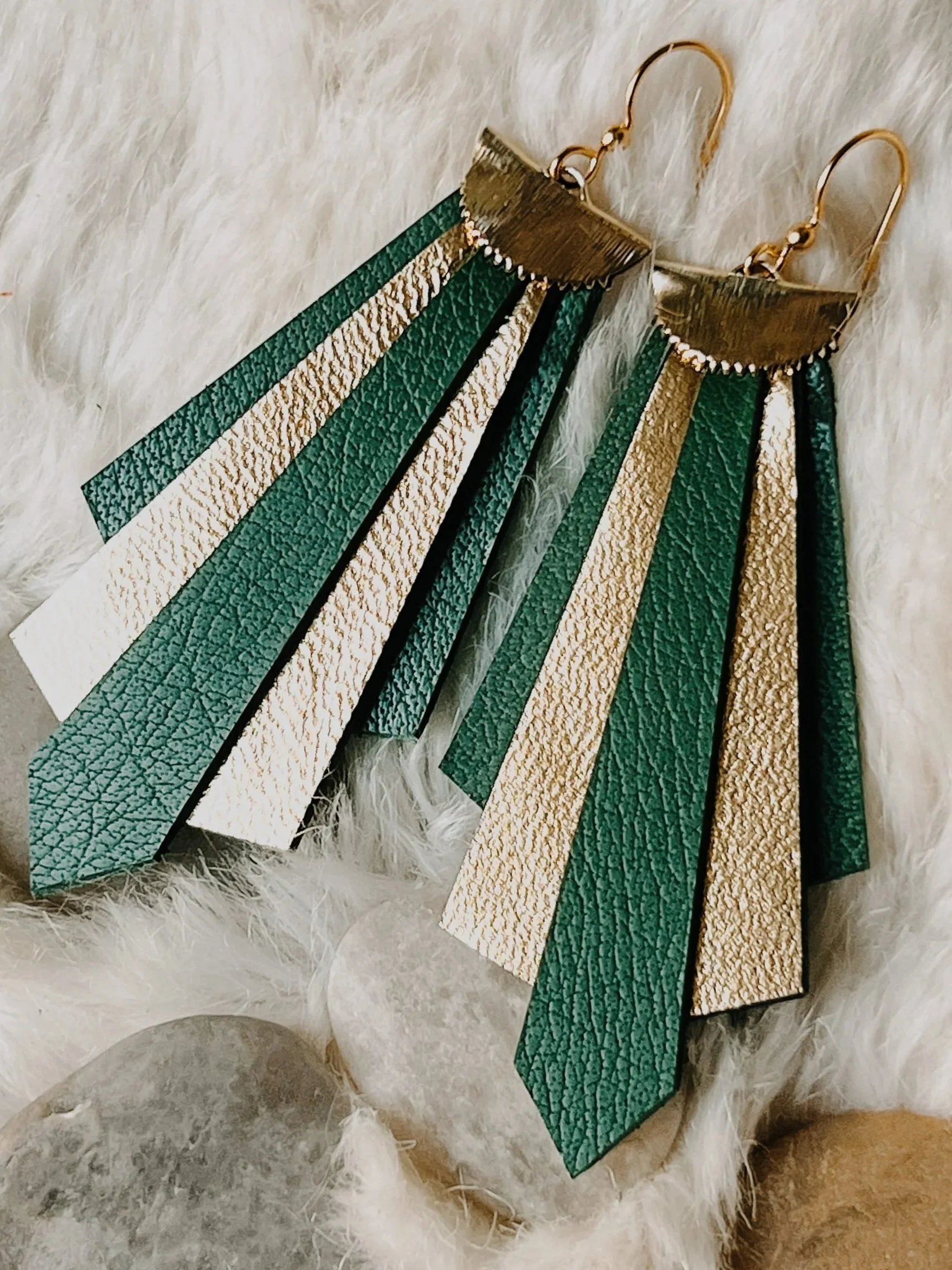 Green and Bright Gold