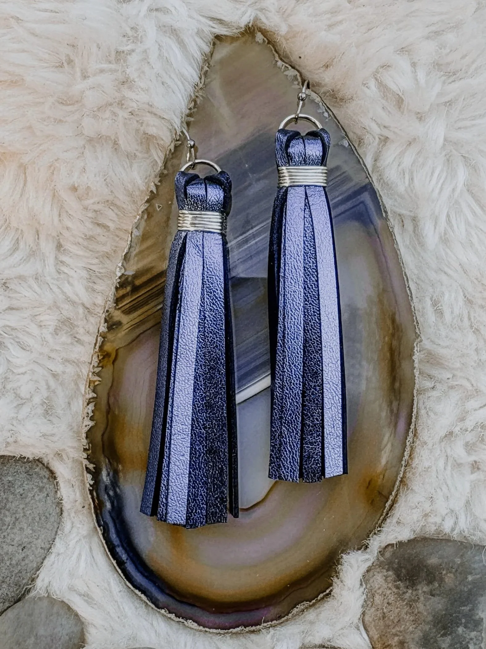 Metallic Blue Lucinda