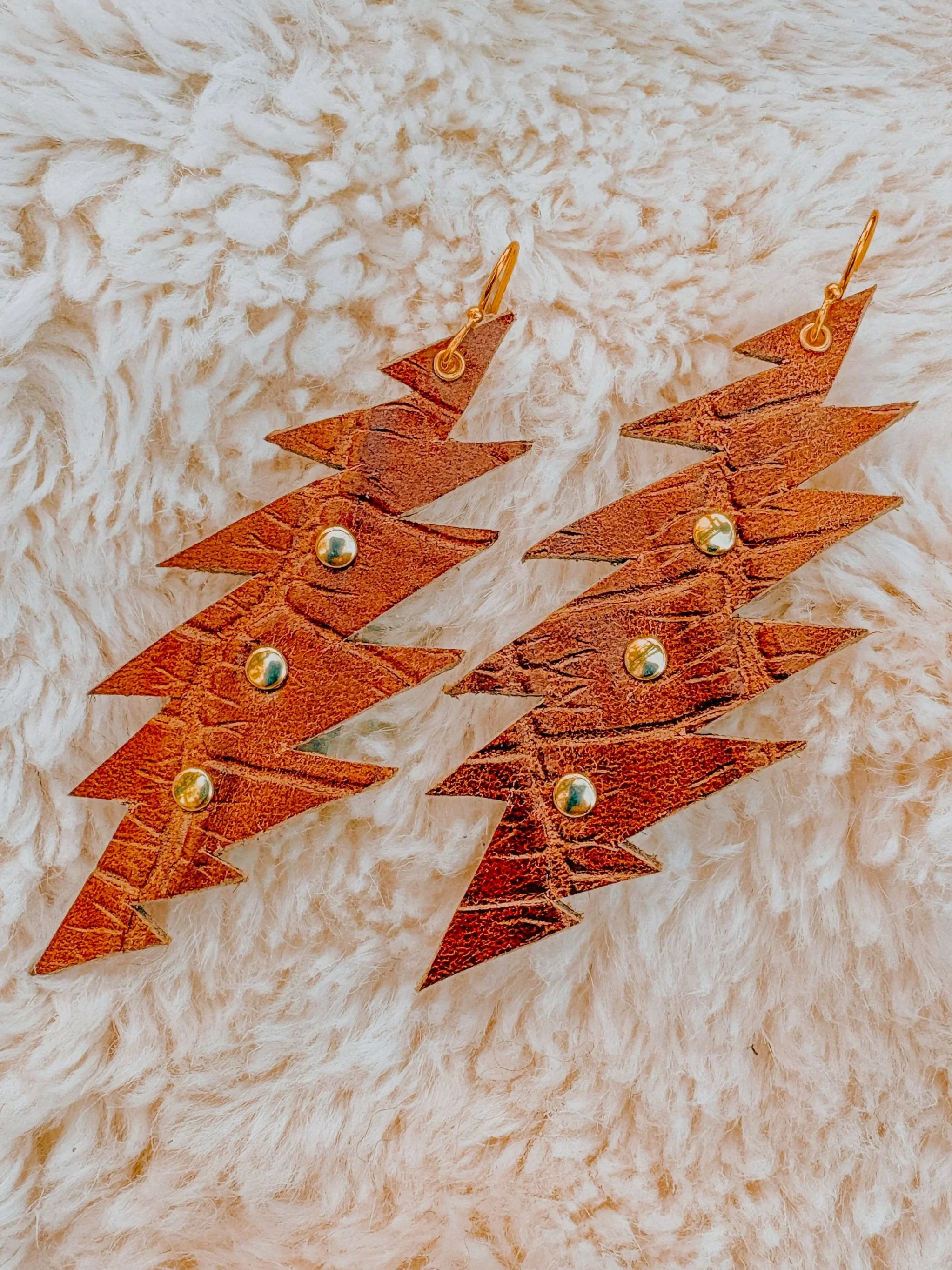 Gold Studded Gator Bolt