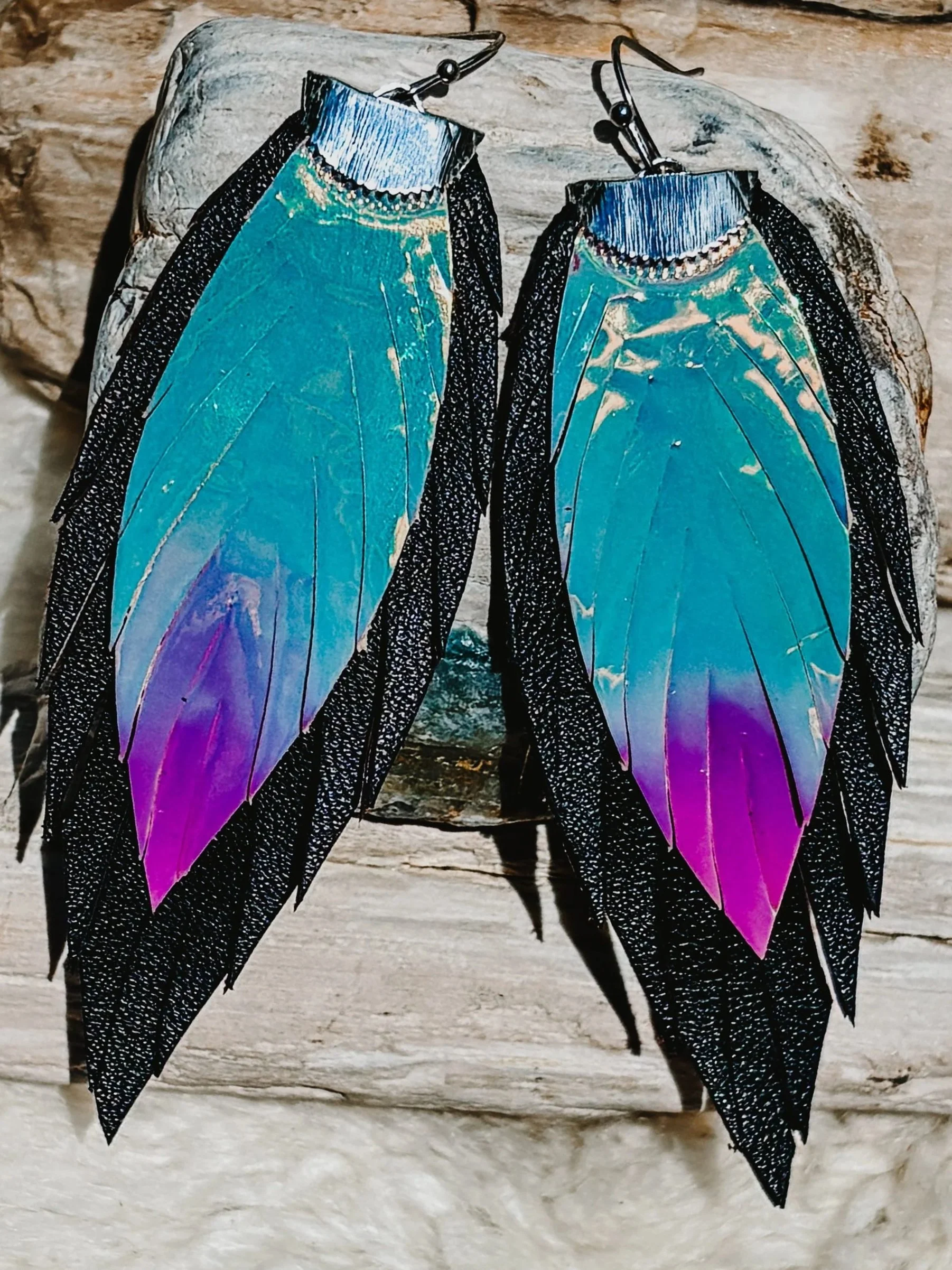 Iridescent on Black