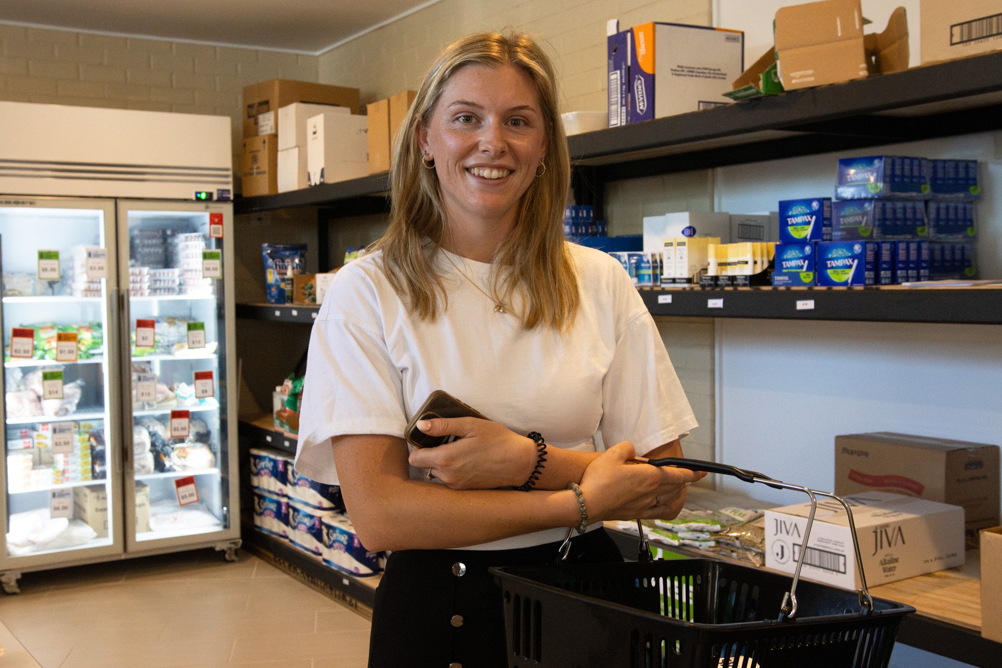 Meet McKenzie. These are her thoughts on the Community Pantry. &ldquo;I love it, it's a life saver and a great way to save on groceries.&rdquo; 

Whether you want to reduce your expenses or keep your pantry full, the Community Pantry is there to supp