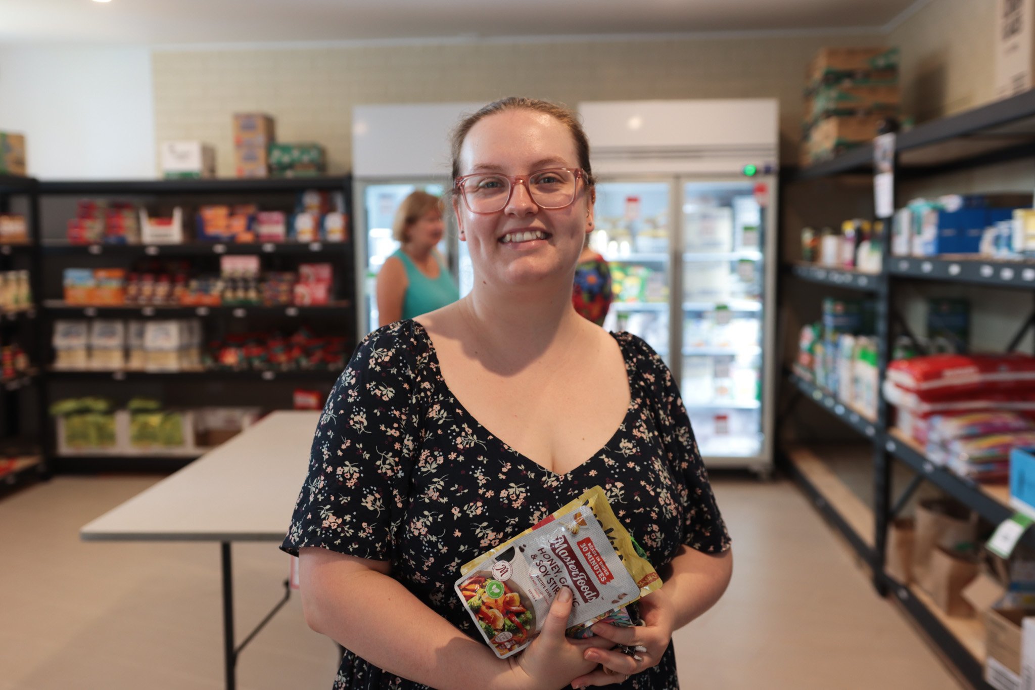 We asked Monique what she thought about the NewVine Community Pantry. "It's very community friendly and cost efficient." 

The NewVine Community Pantry shop makes food more accessible by offering a friendly, low-cost option that helps commu