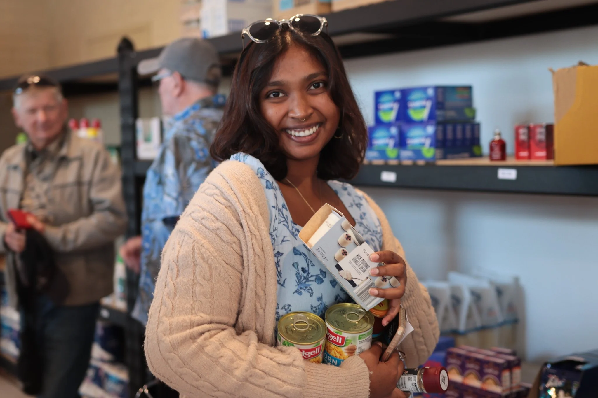 This is Raphael. We asked her what she thinks about the Community Pantry:
&ldquo;Super good for making cheap university meals.&rdquo;

The Community Pantry is a place where everyone is supported through access to affordable groceries. ❤️
