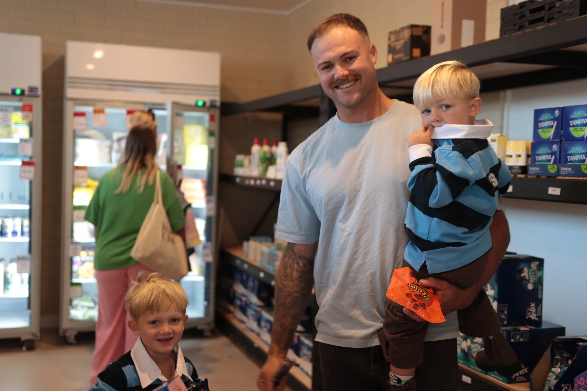 This is Damien, and we asked him what he thought about the New Vine Pantry:
&ldquo;I think it&rsquo;s really good for the community.&rdquo;

We are dedicated to strengthening our community by providing welcoming, reliable access to affordable groceri