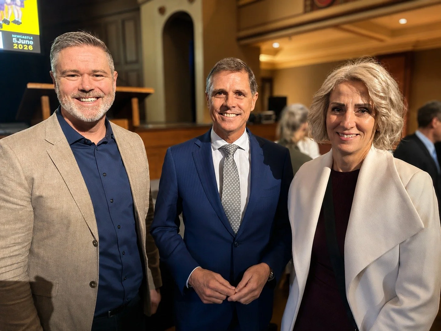 DJ and Cassandra were honoured to attend the Newcastle Lord Mayor&rsquo;s Prayer Breakfast this morning, where the Community Pantry was announced as the beneficiary of the event. 

This support will enable the pantry to reach and serve even more indi