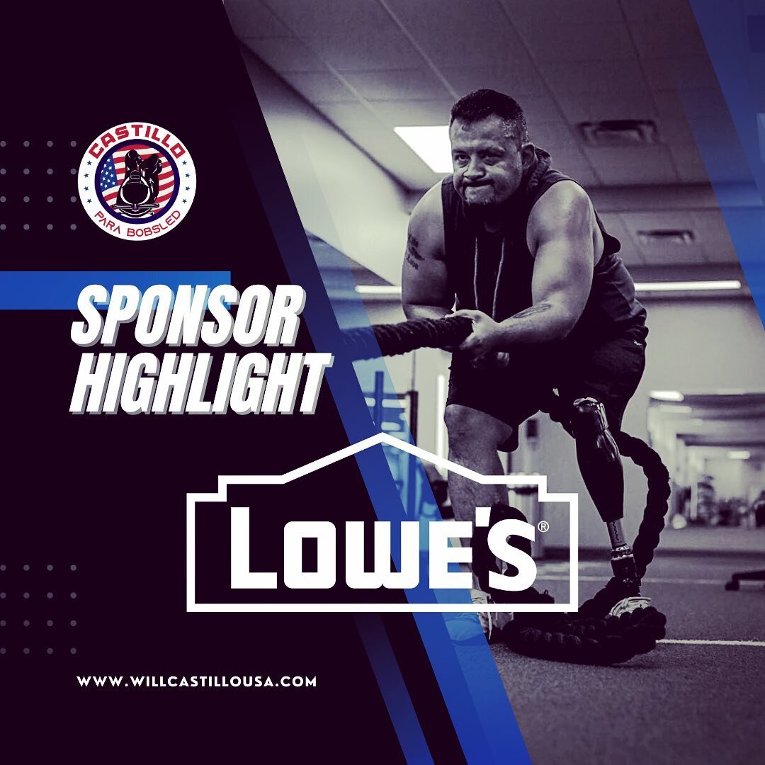 Team Castillo is excited announce that @loweshomeimprovement will be a sponsor for up coming para World Cup . Thank Lowe&rsquo;s and @buildinghomesforheroes for believing and supporting veterans like my self . 🙏🇺🇸