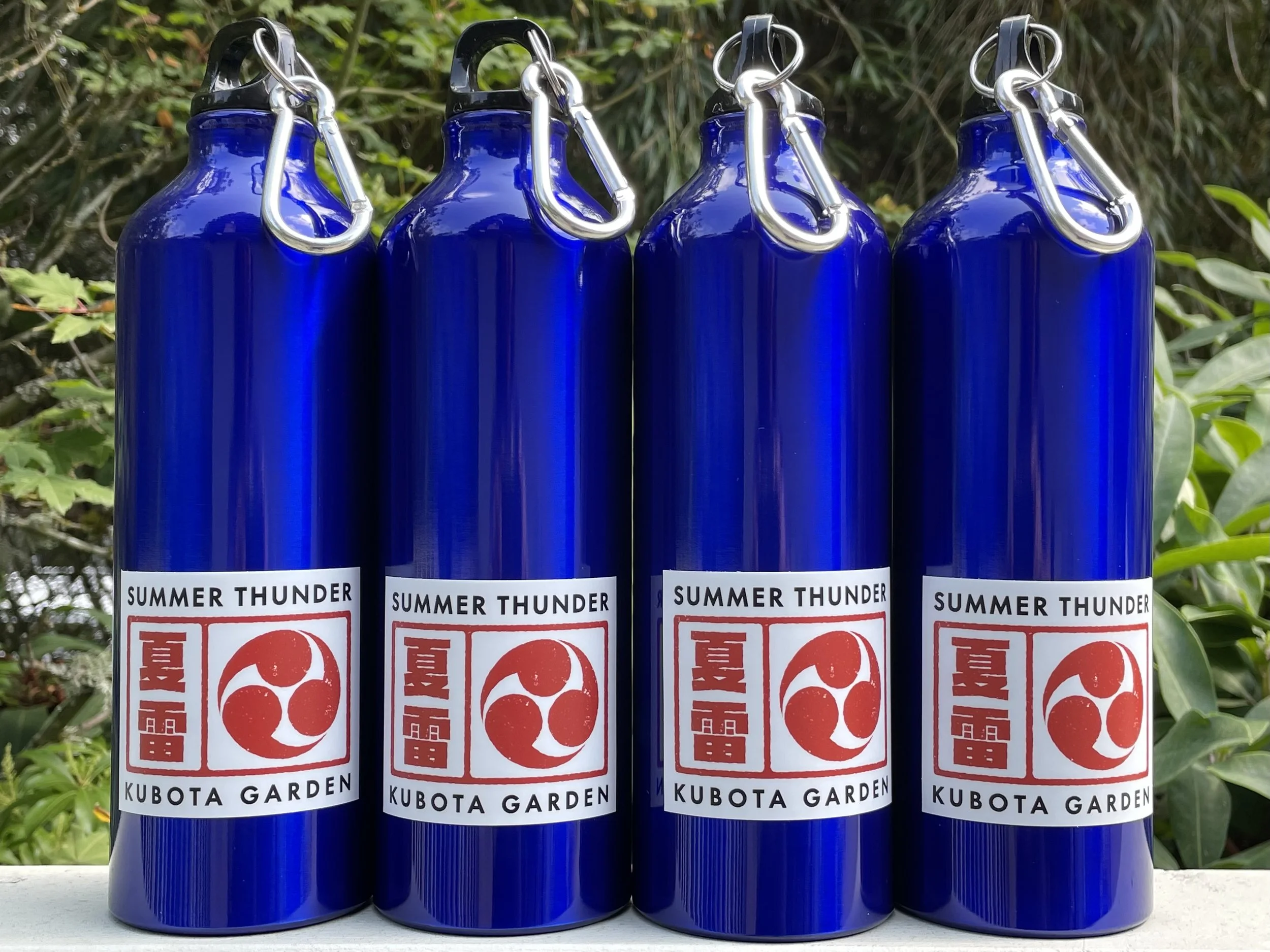 Summer Thunder at Kubota Garden Water Bottles