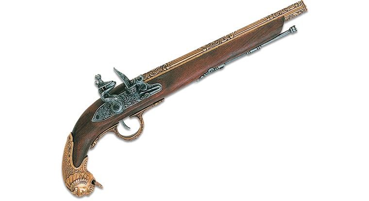 18th Century German Flintlock Pistol (071043L)