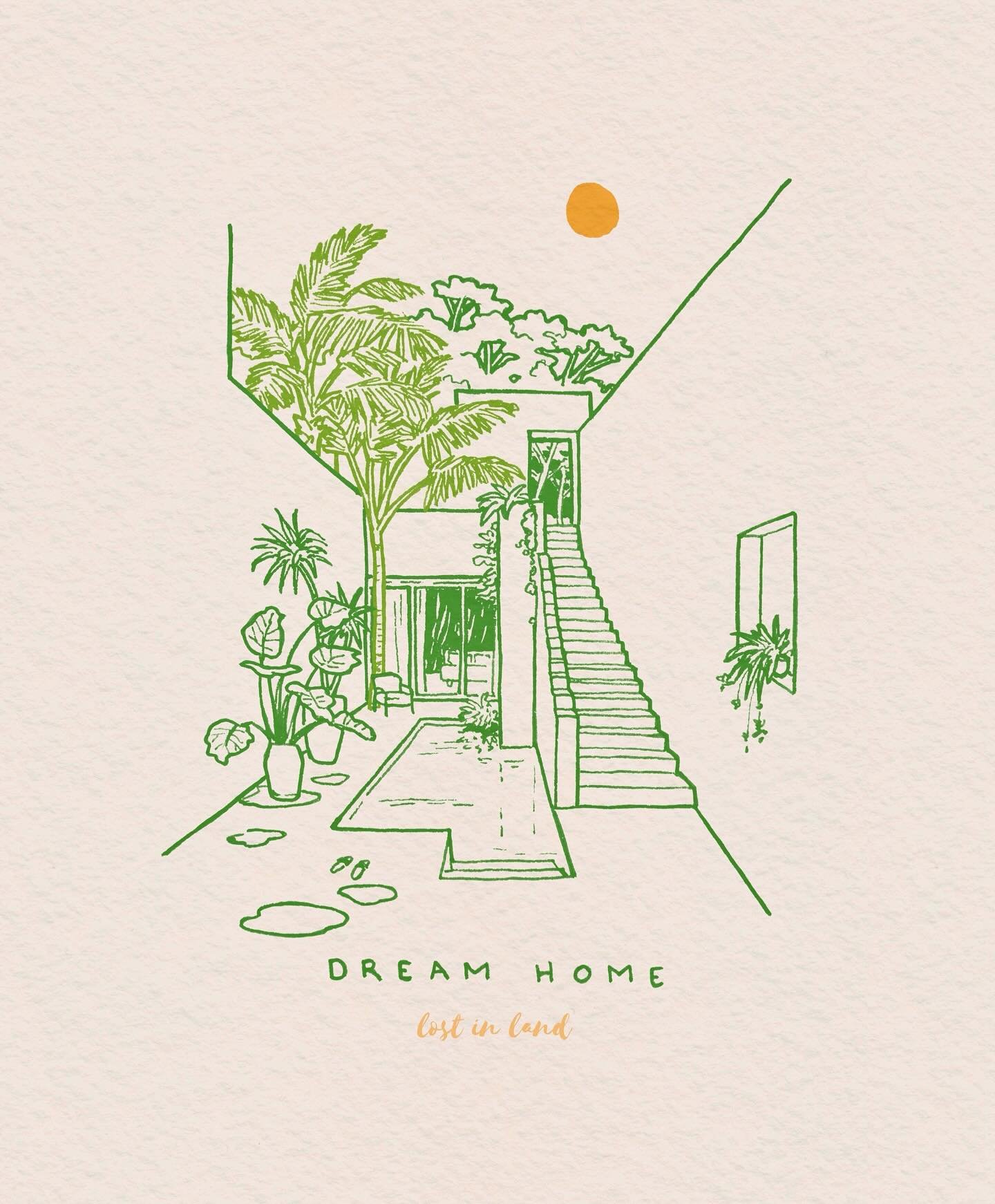 DREAM HOME

My favorite ritual of Sunday : creating little doodles. 
I love minimalist architectural homes mixed with tropical plants. A small space can the perfect place to escape from the urban chaos. That is my idea of a perfect home anyway. 

The