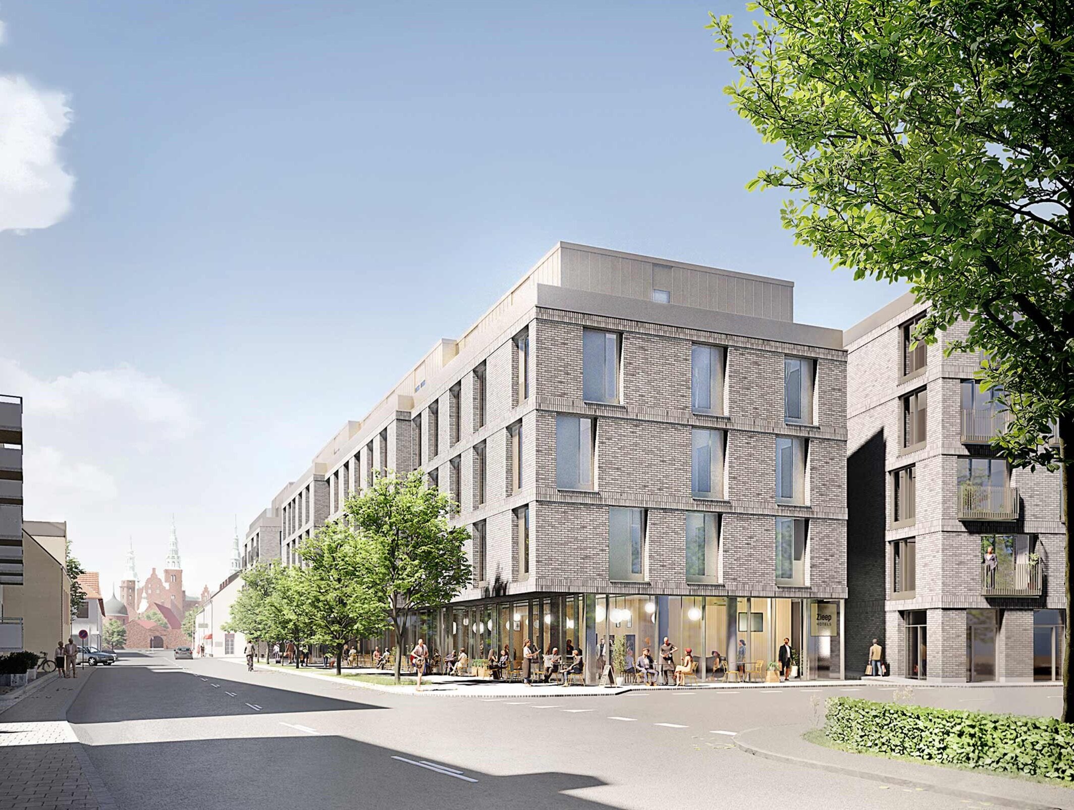 hotel og boliger, Hillerød — Arkitekter