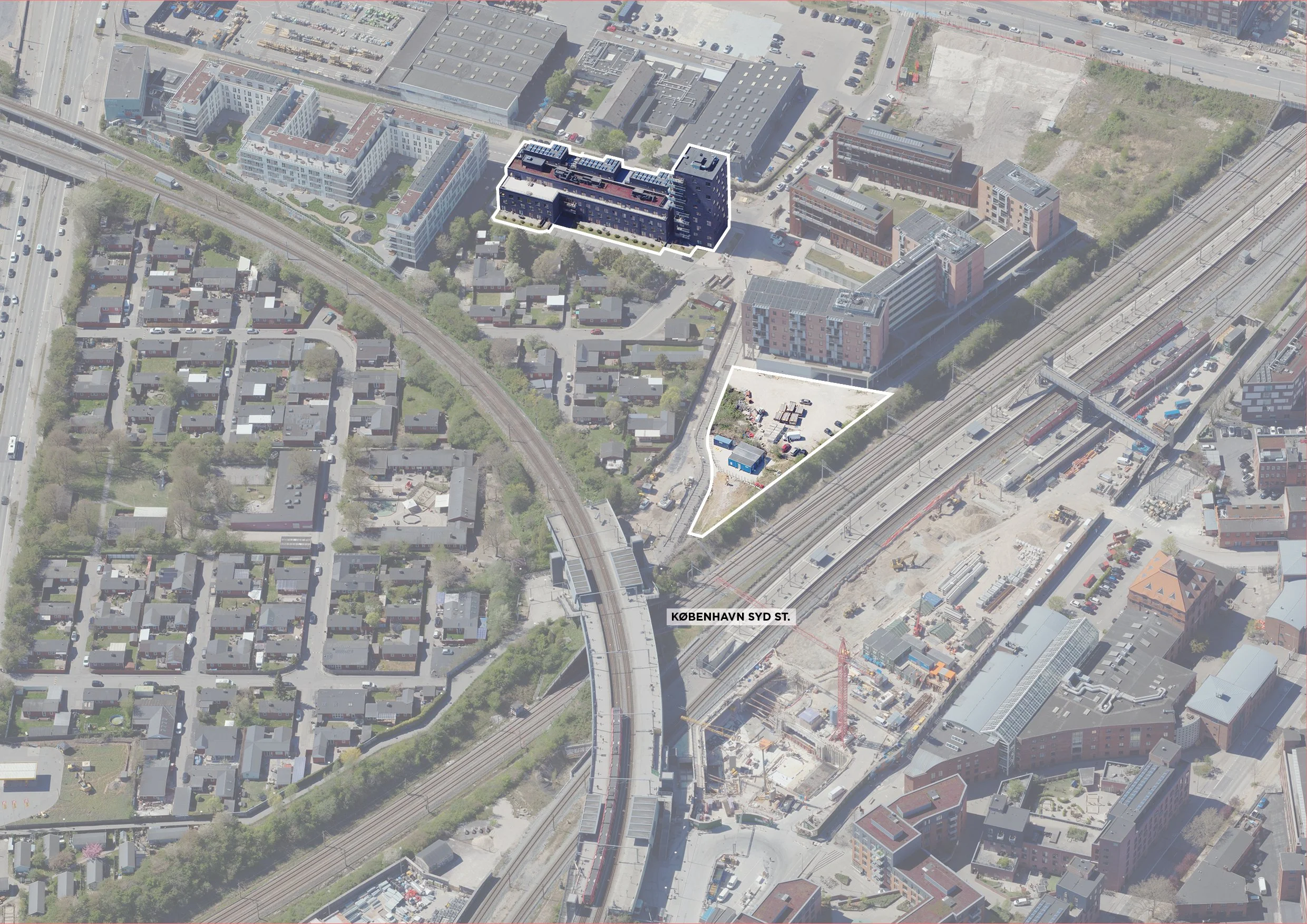 Mikkelsen Arkitekter skitserer på erhvervsprojektet ved København Syd station.