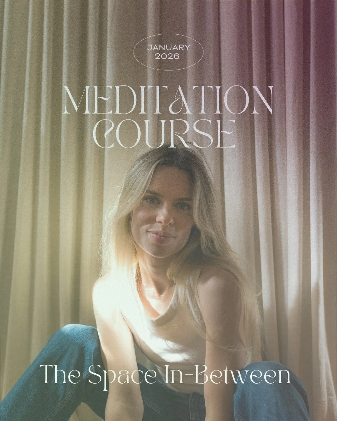 Meditation Course &bull; Online Edition 

Jan 2026 &bull; Monday at 18:00 🌀starting on the 5th 

I still remember the first time I tried meditation, alone in my bedroom as a teenager. In the moment, counting my breath didn&rsquo;t make any sense. I 