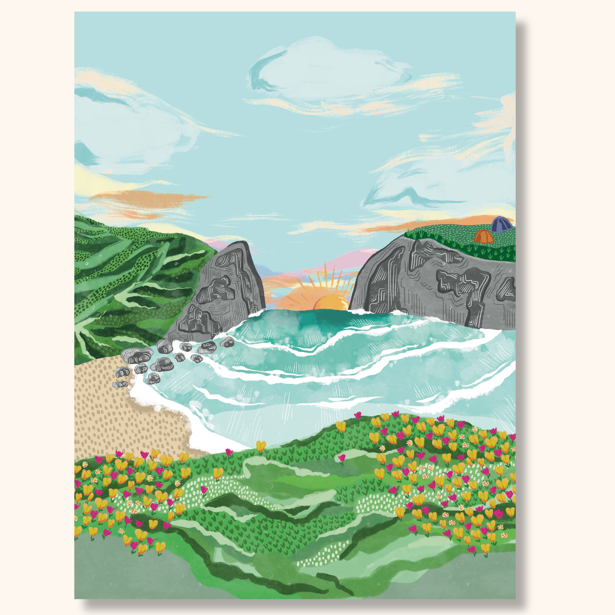 Isle of Lewis // Fine Art Giclée Print on Bamboo