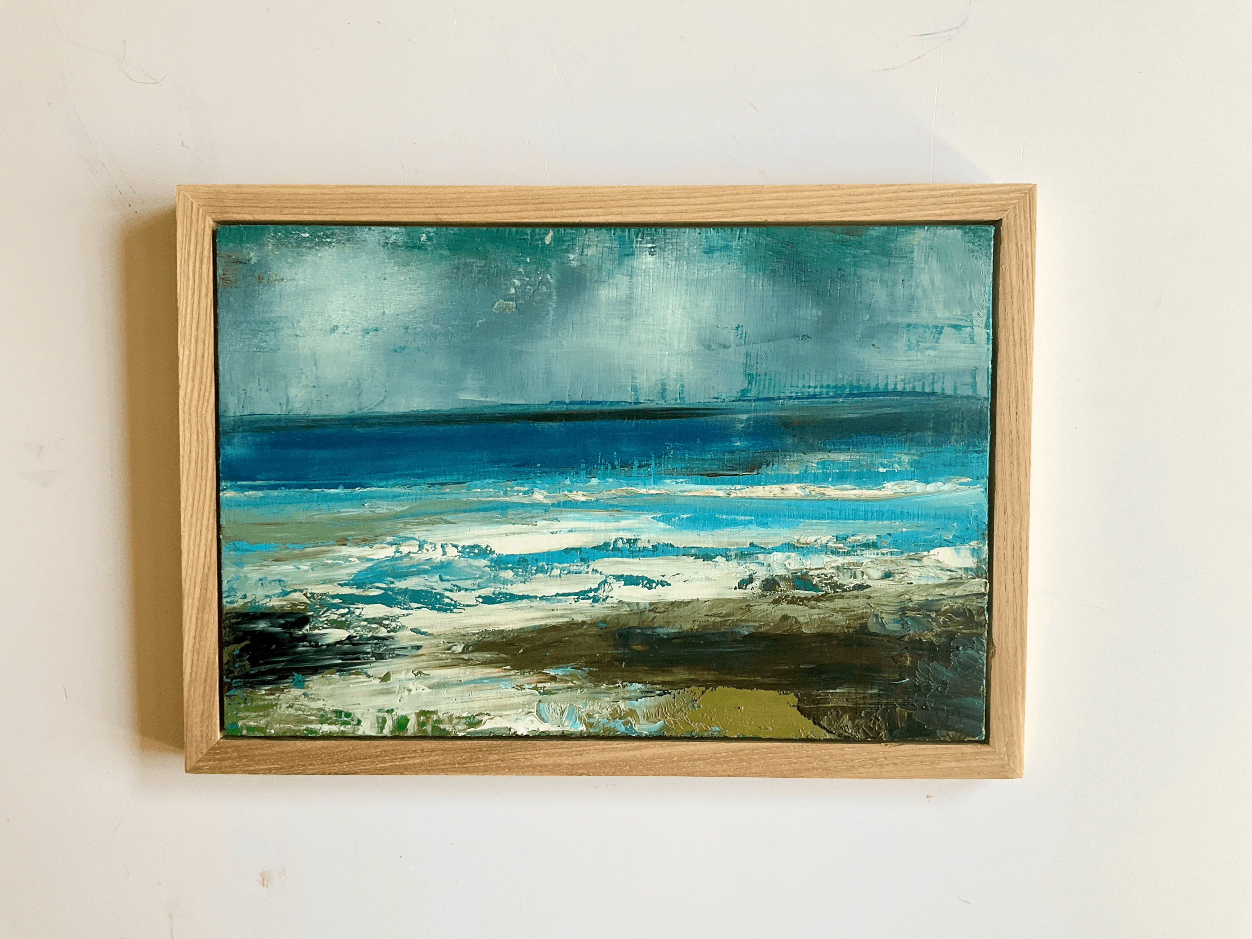 Cornish Artist Seascape Oil Painting Cornwall