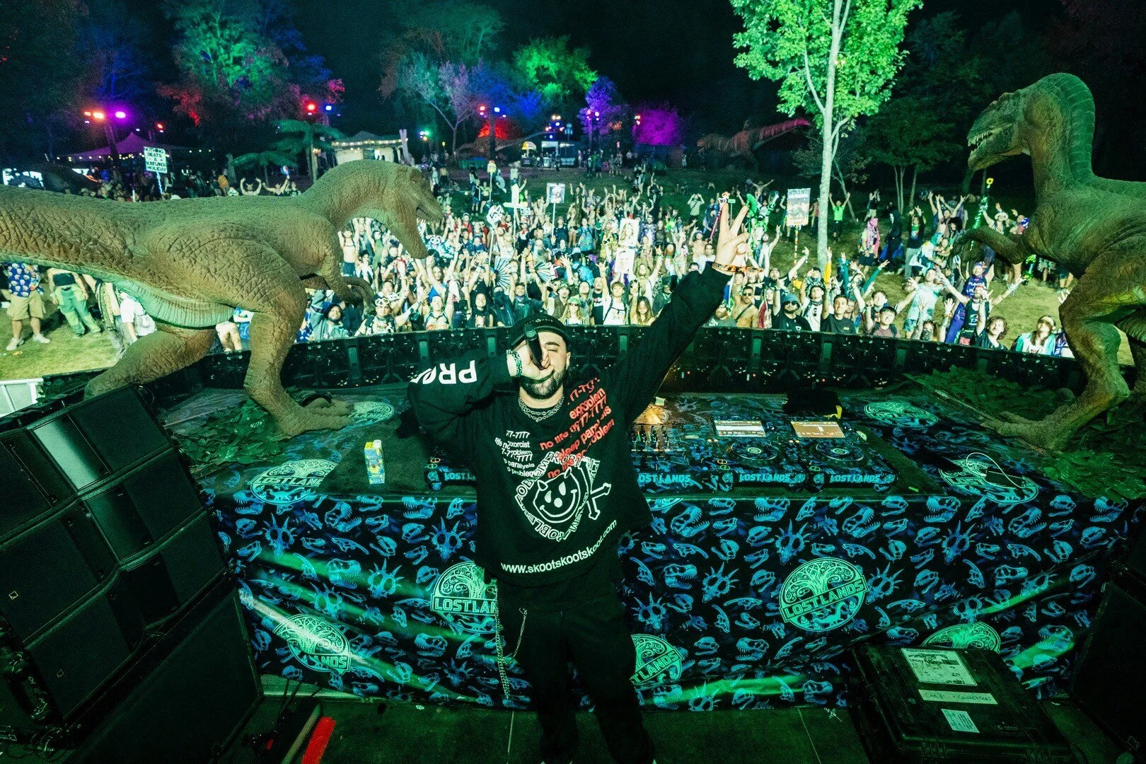 BADVOID performing at Lost Lands