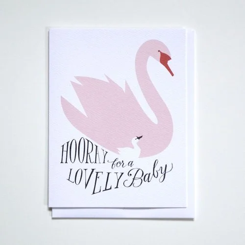 hooray_for_a_lovely_baby_illustrated_pink_swan_new_baby_card_banquet_workshop__55715.jpg