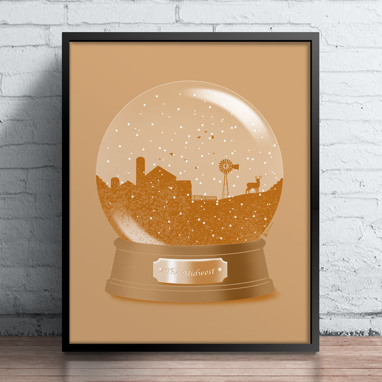 PRINT | MIDWEST SNOWGLOBE