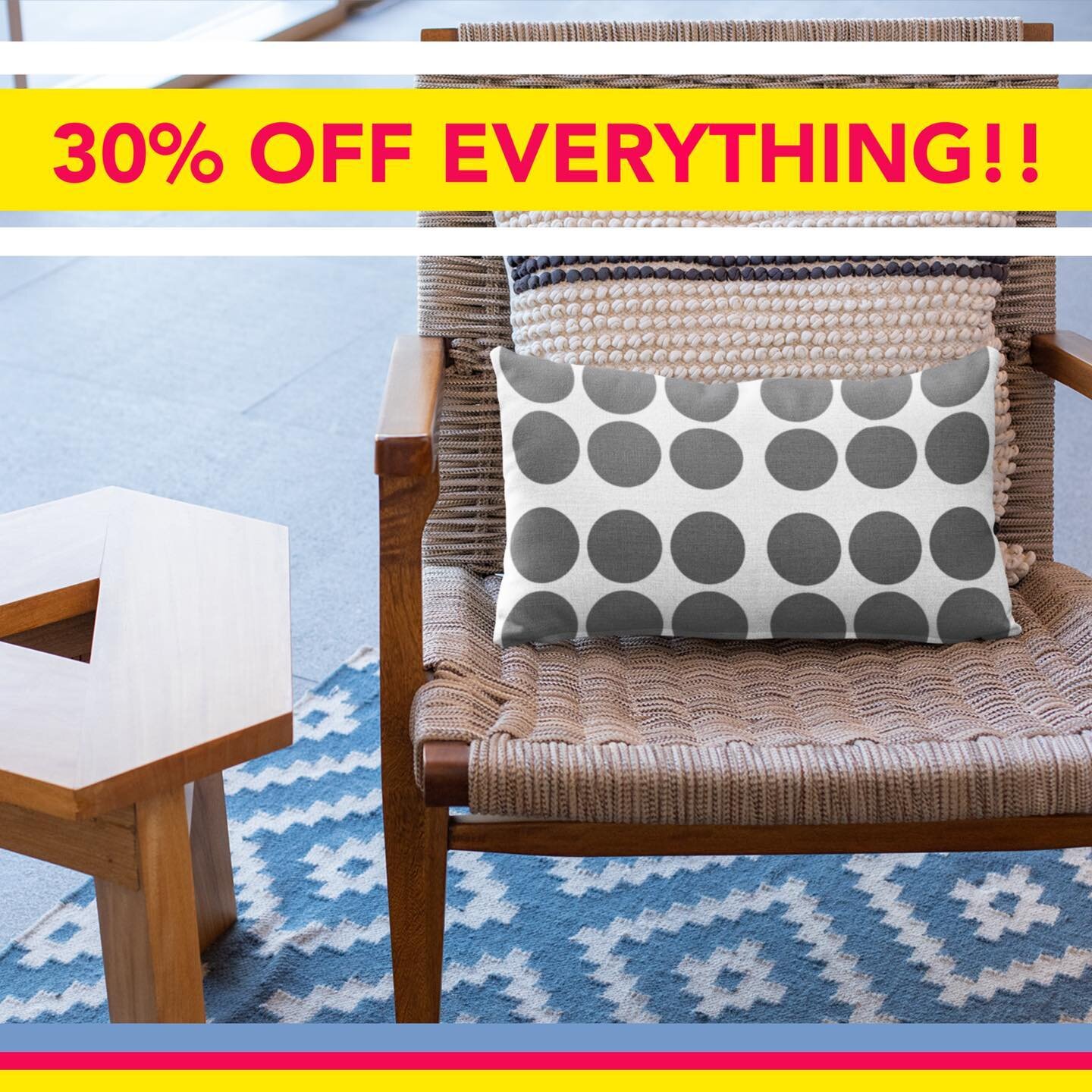 Big sale in our @society6 shop! 🖤

30% Off Everything! Dots and flowers, modern and maximalist! Bright cheerful colors and modern designs on home decor, tees, pouches, totes, desk accessories, wall art prints and more! See the whole collection in ou