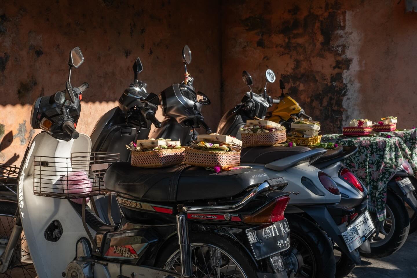 Bali, a place where even motorbikes (and all things made from metal) gets blessed. July 2025