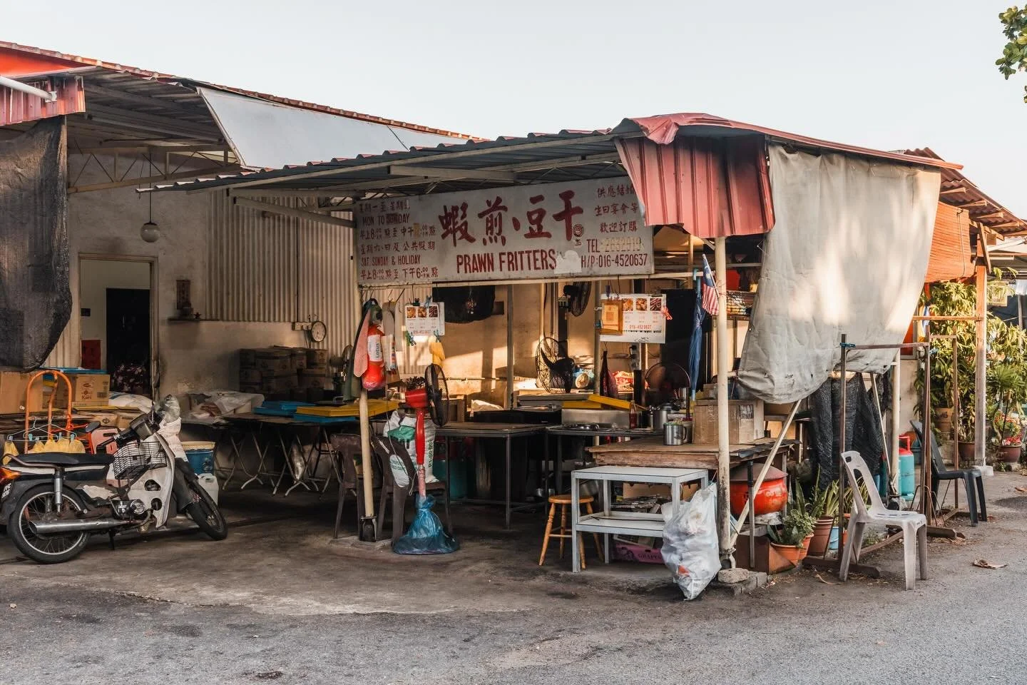 Prawn Fritters. Penang Island, Malaysia. January 2026