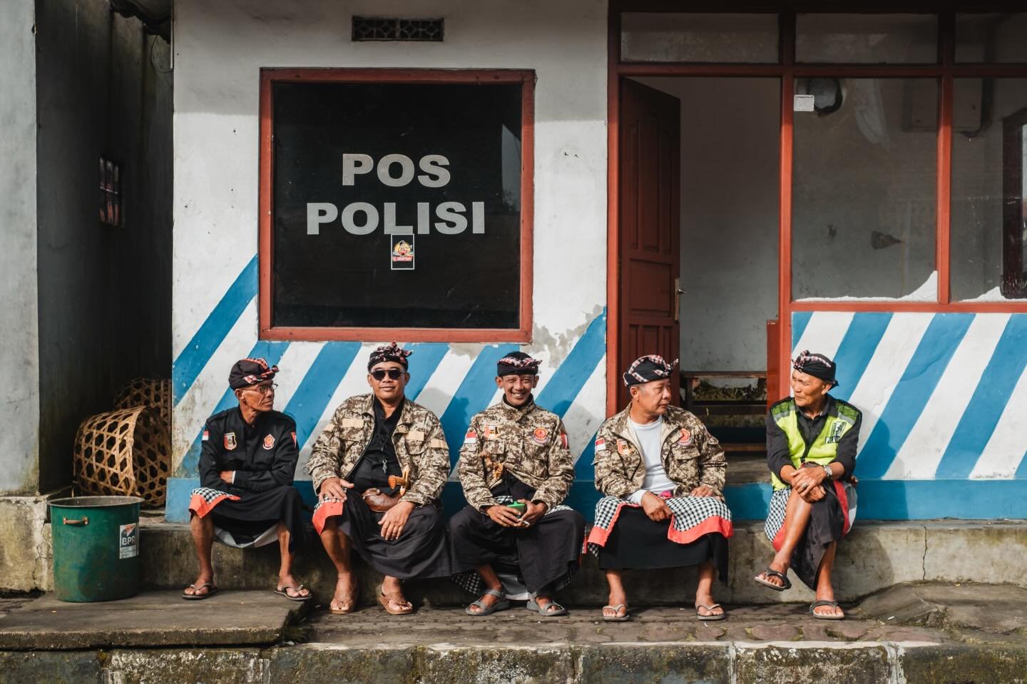 Roosters on their perch. Kintamani, Bali. March 2026